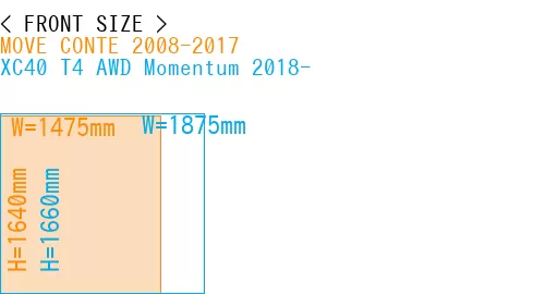 #MOVE CONTE 2008-2017 + XC40 T4 AWD Momentum 2018-
